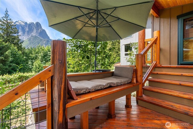 20720 501st Dr SE, Index, WA 98251 - deck with a mountain view