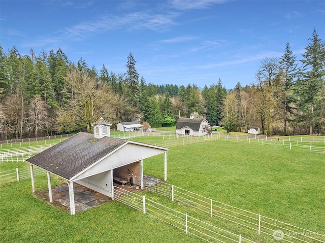 1204 SE Oak Rd, Port Orchard, WA 98367 - overview of rural landscape with a heavily wooded area