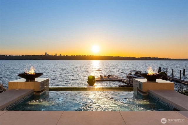 1615 Roanoke Way, Mercer Island, WA 98040 - dock featuring a water view