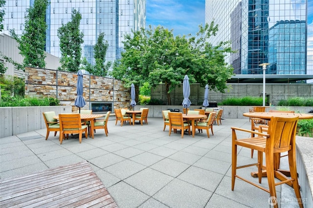 10700 NE 4th St Unit 806, Bellevue, WA 98004 - view of patio / terrace featuring outdoor dining space