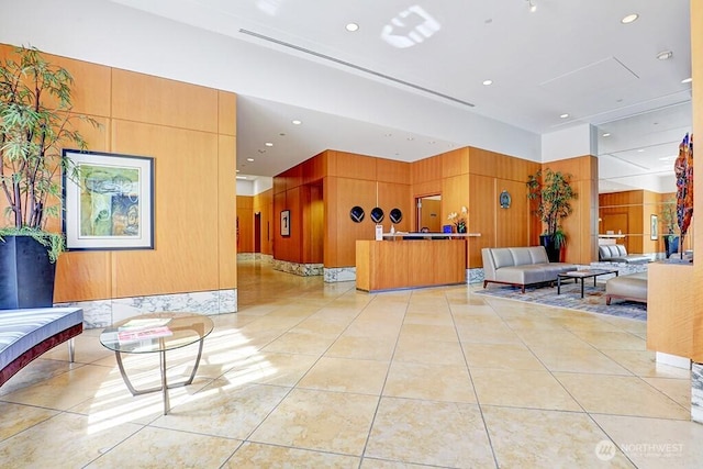 909 5th Ave Unit 1103, Seattle, WA 98164 - common area featuring recessed lighting and wood walls