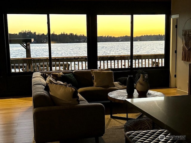 108 E Lake Stevens Rd, Lake Stevens, WA 98258 - sunroom / solarium with a water view