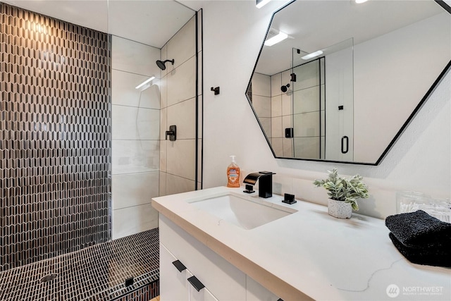 108 E Lake Stevens Rd, Lake Stevens, WA 98258 - full bathroom with a tile shower and vanity