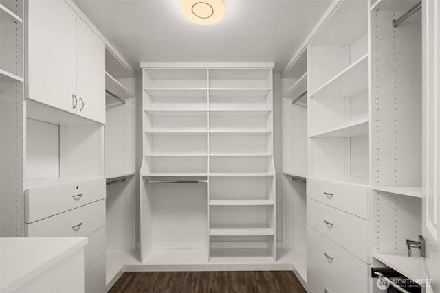 7645 Dogwood Ln SE, Snoqualmie, WA 98065 - spacious closet with dark wood finished floors