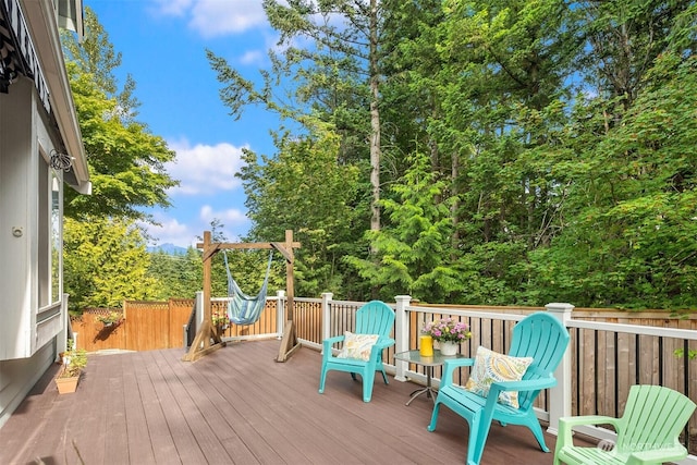 7645 Dogwood Ln SE, Snoqualmie, WA 98065 - view of deck