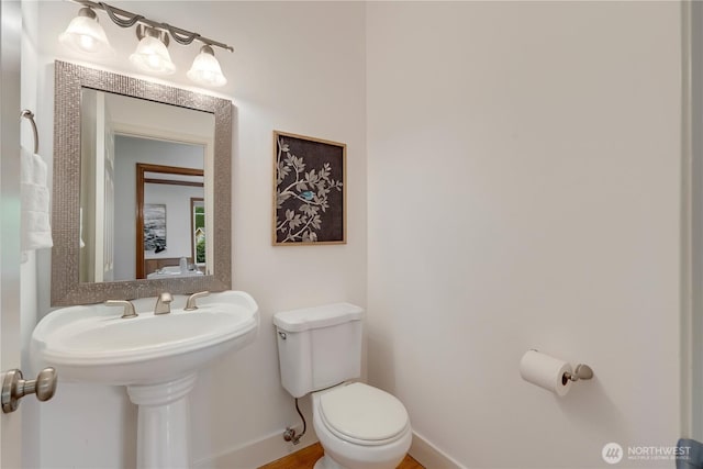 8228 NE 187th Way, Kenmore, WA 98028 - half bath featuring toilet and baseboards