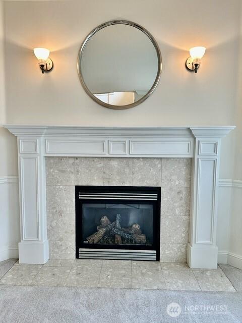 8228 NE 187th Way, Kenmore, WA 98028 - detailed view of a tiled fireplace