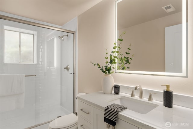 539 129th Ave SE, Bellevue, WA 98005 - full bath with vanity and a stall shower