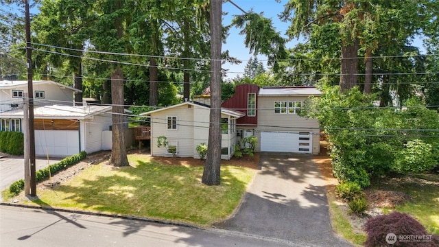 2127 170th Ave NE, Bellevue, WA 98008 - view of front of home with a garage, driveway, and a front lawn