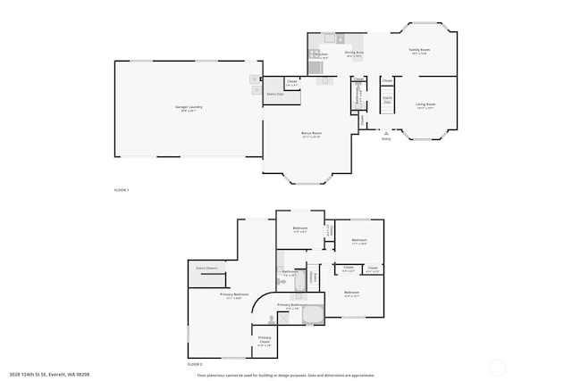 3028 124th St SE, Everett, WA 98208 - view of home floor plan