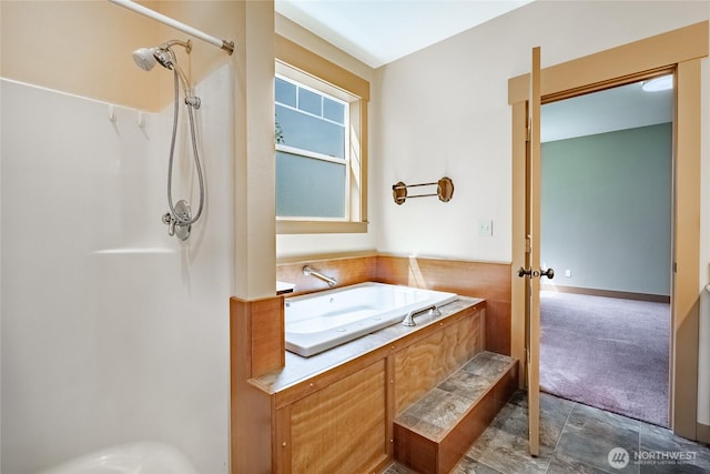 9206 Delta Line Rd, Custer, WA 98240 - bathroom with a shower and a bath