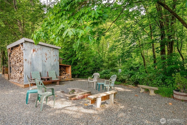 9206 Delta Line Rd, Custer, WA 98240 - view of patio / terrace featuring an outdoor structure
