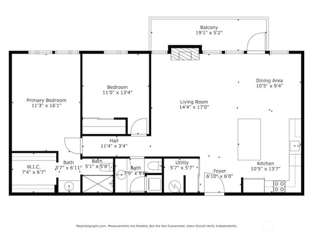 3717 Beach Dr SW Unit 207, Seattle, WA 98116 - view of home floor plan
