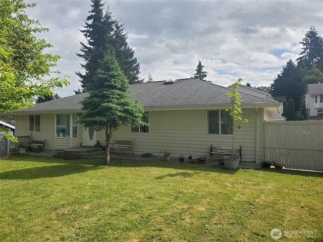 16 E Intercity Ave, Everett, WA 98208 - rear view of property featuring a shingled roof