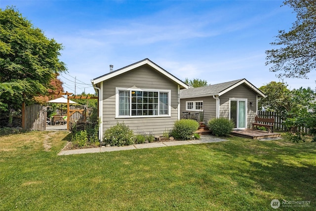 4919 N 31st St, Tacoma, WA 98407 - view of front of home featuring a wooden deck
