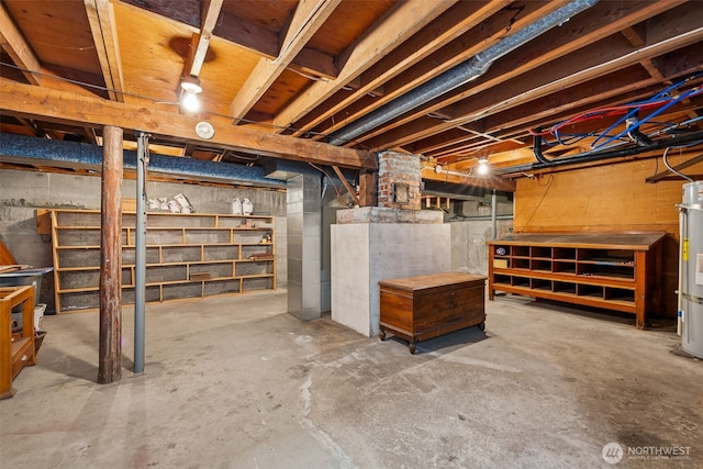 4919 N 31st St, Tacoma, WA 98407 - unfinished below grade area featuring strapped water heater