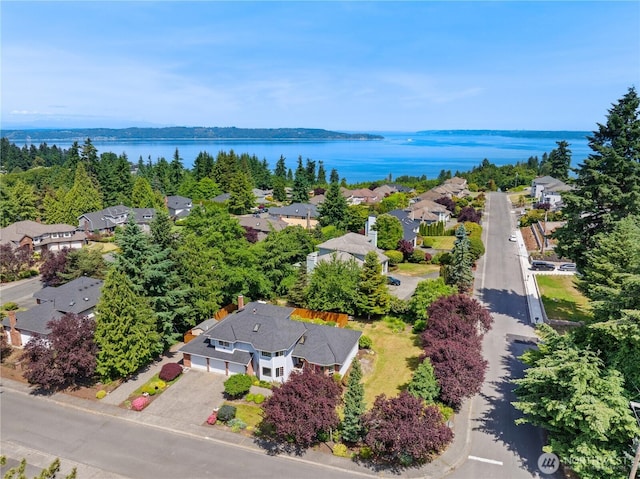 1612 SW 304th St, Federal Way, WA 98023 - aerial view of residential area with a large body of water