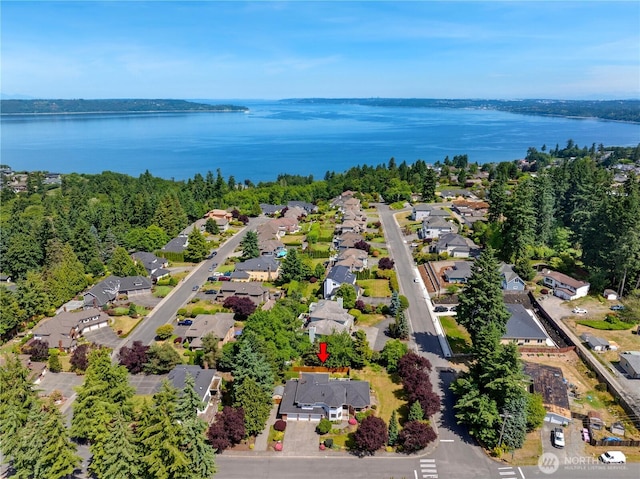 1612 SW 304th St, Federal Way, WA 98023 - aerial view of property's location with nearby suburban area and a large body of water