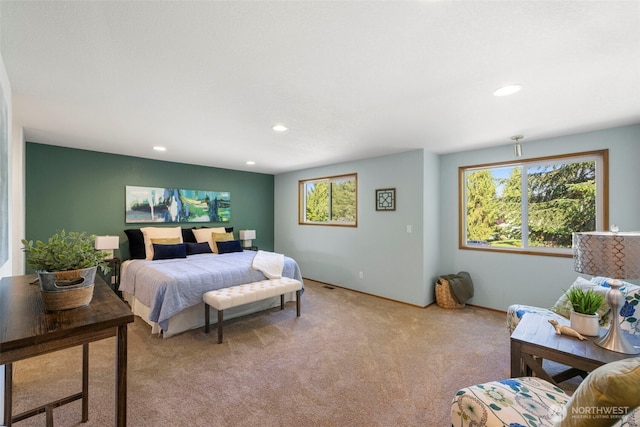 3905 109th Pl SE, Everett, WA 98208 - bedroom featuring carpet floors and recessed lighting