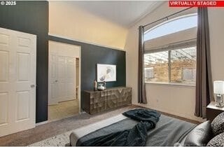 2518 NE 82nd Way, Vancouver, WA 98665 - carpeted bedroom with lofted ceiling