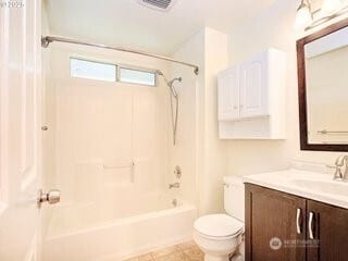 2518 NE 82nd Way, Vancouver, WA 98665 - bathroom featuring vanity, toilet, and  shower combination