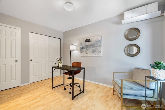 3446A 34th Ave W, Seattle, WA 98199 - office with light wood-type flooring and baseboards