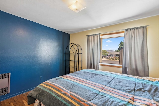 1300 Monitor Ave, Wenatchee, WA 98801 - bedroom with wood finished floors and heating unit