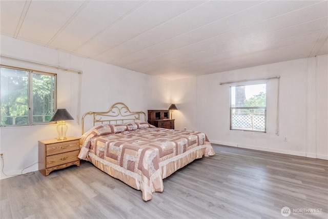 24443 Wicker Rd Unit 16, Sedro Woolley, WA 98284 - bedroom featuring light wood-style flooring and multiple windows