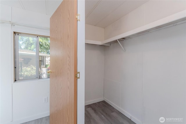 24443 Wicker Rd Unit 16, Sedro Woolley, WA 98284 - spacious closet featuring wood finished floors and attic access