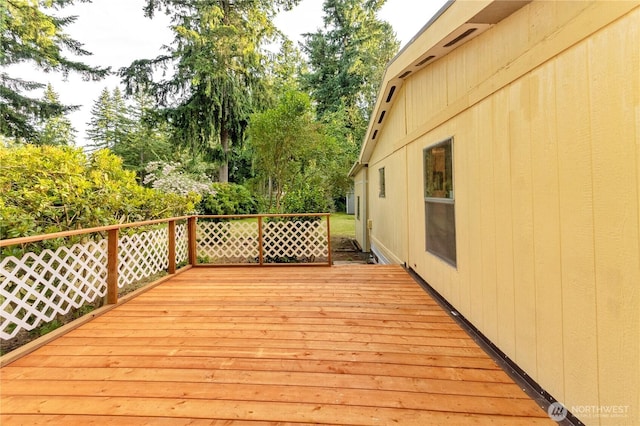 24443 Wicker Rd Unit 16, Sedro Woolley, WA 98284 - view of wooden deck