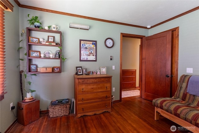 50 Blackberry St, Forks, WA 98331 - sitting room with wood finished floors and crown molding