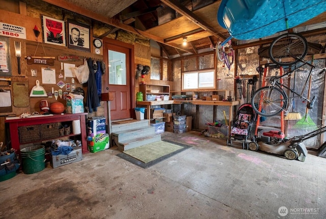 50 Blackberry St, Forks, WA 98331 - garage featuring a workshop area