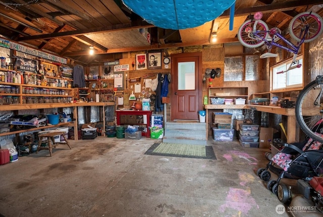 50 Blackberry St, Forks, WA 98331 - garage featuring a workshop area