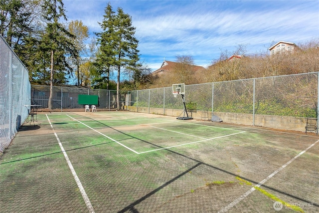 8026 Birch Bay Dr Unit 216, Blaine, WA 98230 - view of tennis court featuring community basketball court