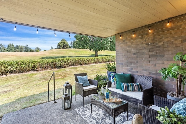 10742 Glen Acres Dr S Unit T-27, Seattle, WA 98168 - view of patio / terrace with outdoor lounge area