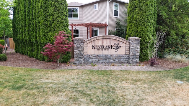 21721 SE 299th Way, Kent, WA 98042 - community sign with a lawn