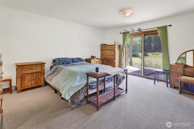 8120 Gordon Rd, Concrete, WA 98237 - carpeted bedroom featuring access to outside