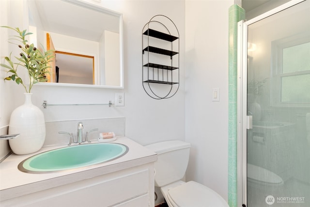 6151 S 125th St, Seattle, WA 98178 - bathroom with vanity and a shower stall