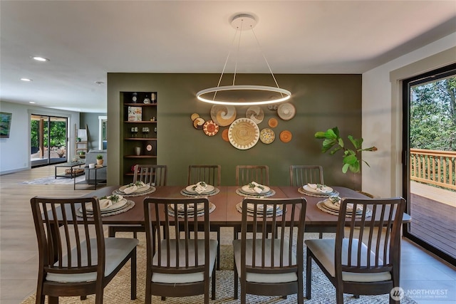 3327 170th Ave E, Lake Tapps, WA 98391 - dining area featuring recessed lighting
