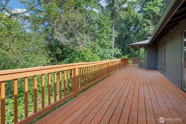 3327 170th Ave E, Lake Tapps, WA 98391 - view of wooden deck
