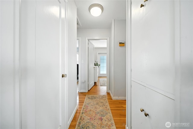 2348 Rainier St, Walla Walla, WA 99362 - hall with baseboards and light wood-style flooring