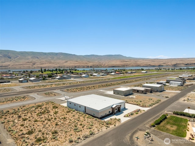 431 Airport Way SW, Mattawa, WA 99349 - drone / aerial view of a water and mountain view