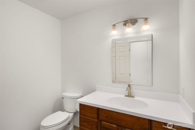 431 Airport Way SW, Mattawa, WA 99349 - half bathroom featuring toilet and vanity