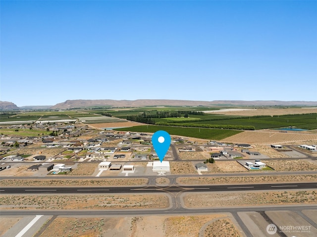 431 Airport Way SW, Mattawa, WA 99349 - aerial view of sparsely populated area with a mountain backdrop