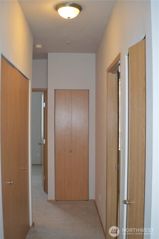10825 SE 200th St Unit H201, Kent, WA 98031 - hallway with carpet floors
