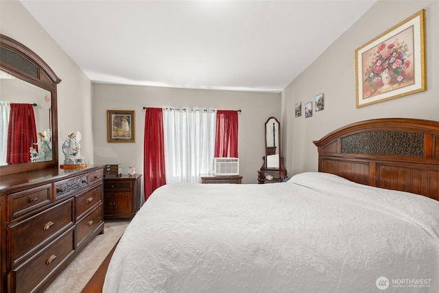 101 Shenandoah Dr, Silverlake, WA 98645 - bedroom with light carpet and cooling unit