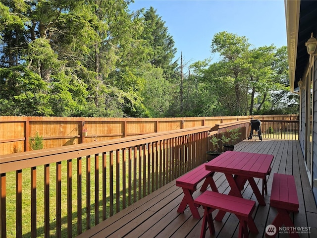 861 Willow Ct SW, Ocean Shores, WA 98569 - deck with outdoor dining area