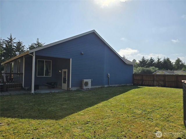 861 Willow Ct SW, Ocean Shores, WA 98569 - rear view of property with a patio and ac unit