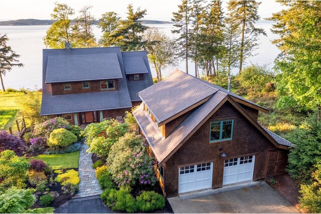 385 Sunset Ave, Orcas Island, WA 98245 - aerial view of property and surrounding area