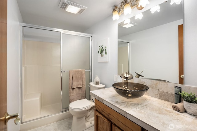 3604 Serene Way, Lynnwood, WA 98087 - full bath with vanity, a shower stall, and tile patterned floors
